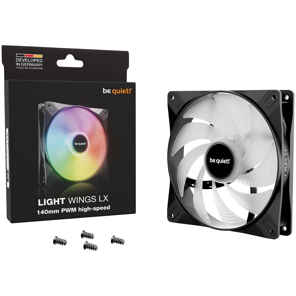 Ventola PC LIGHT WINGS LX Diametro 140mm Colore Nero - Foto 5