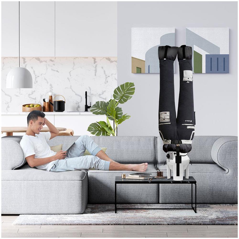 EOLO Stirasciugatrice SA10 ECO INOX V6 Stira Asciuga Automatico Jeans Pantaloni Stirapantaloni Termico Manichino Ferro Stiro Facile Verticale Robot Asciugatrice Made in Italy Garanzia 5 Anni Efficienza A++ - Foto 2