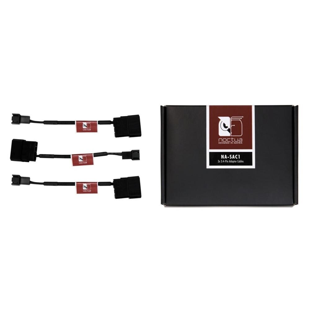 na-sac1 kit composto da 3 adattatori da 3 a 4 pin per ventola - Foto 1