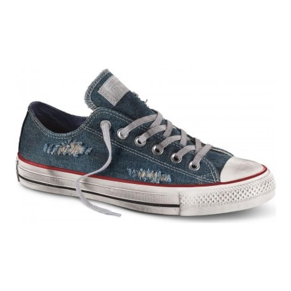 Scarpe Canvas Denim Destroyed Ox Blu 36 - Foto 1