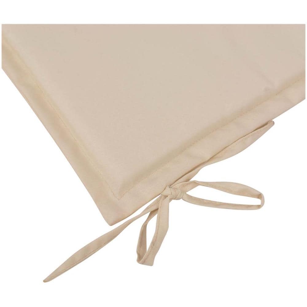 Cuscino per Panca da Giardino Crema 150x50x4 cm - Foto 6