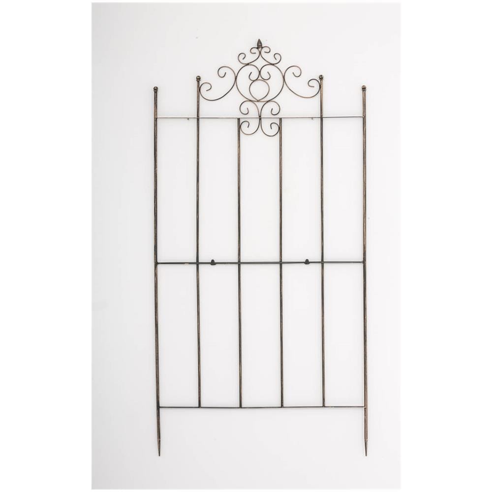 Clp Griglia In Metallo Per Rampicanti Paula Ferro Dimensioni: 170 X 85 Cm Spessore Delle Sbarre: 1.5 Colori A Scelta Bronzo - Foto 2