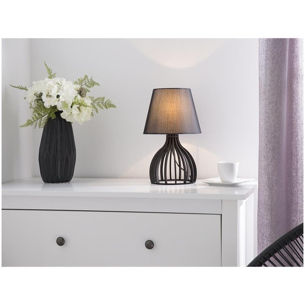 Lampada Da Tavolo Nera Agueda - Foto 2