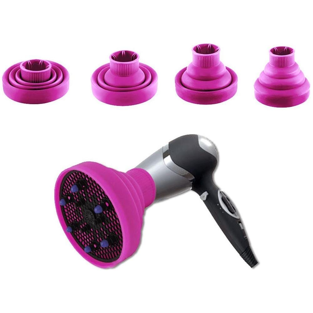 Diffusore Universale Pieghevole In Silicone Da Viaggio Per Phon Asciugacapelli - Foto 1
