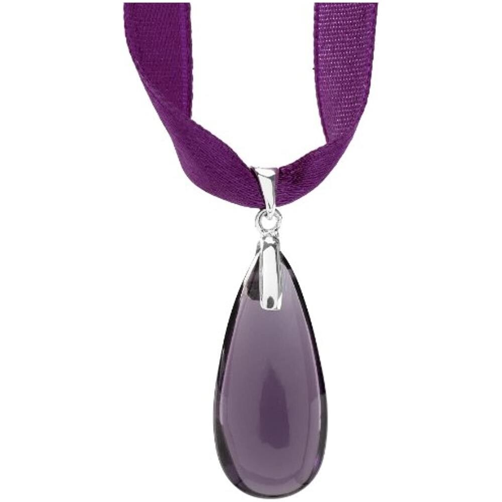 Jcm1113-417 - Catenina Con Pendente Da Donna Con Pietra Di Vetro - Argento Sterling 925 - Foto 1