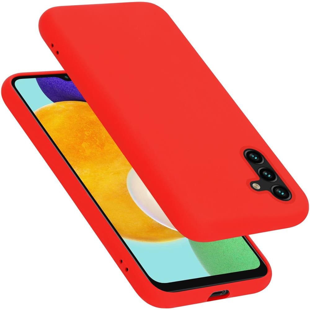 Custodia Compatibile Con Samsung Galaxy A13 5g In Liquid Rosso - Coperchio Protettivo In Silicone Tpu Flessibile - Foto 1