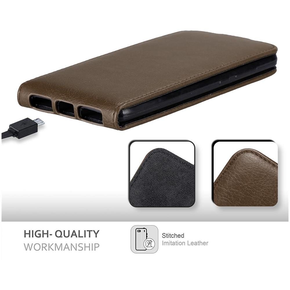 Custodia Compatibile Con Xiaomi Redmi Note 4 In Bruno Caffè - Coperchio Protettivo In Design Flip Con Chiusura Magnetica - Foto 2