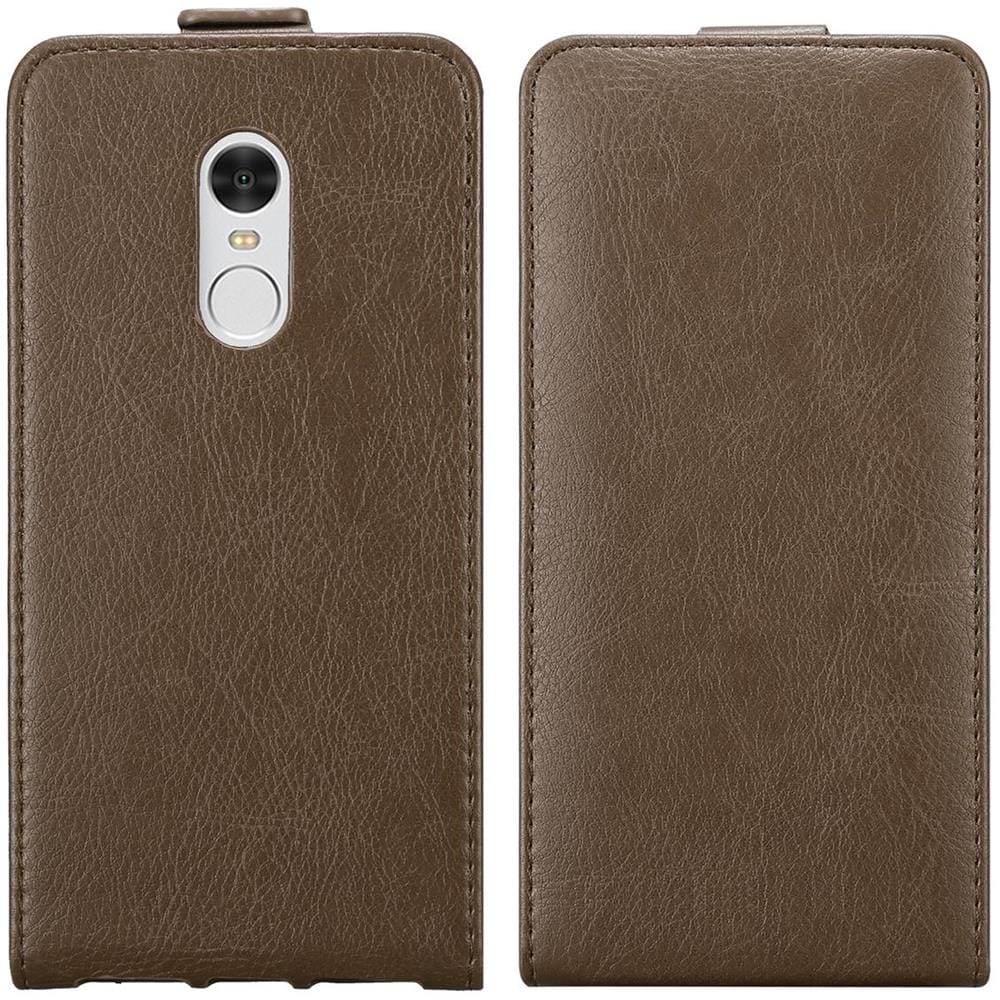 Custodia Compatibile Con Xiaomi Redmi Note 4 In Bruno Caffè - Coperchio Protettivo In Design Flip Con Chiusura Magnetica - Foto 6