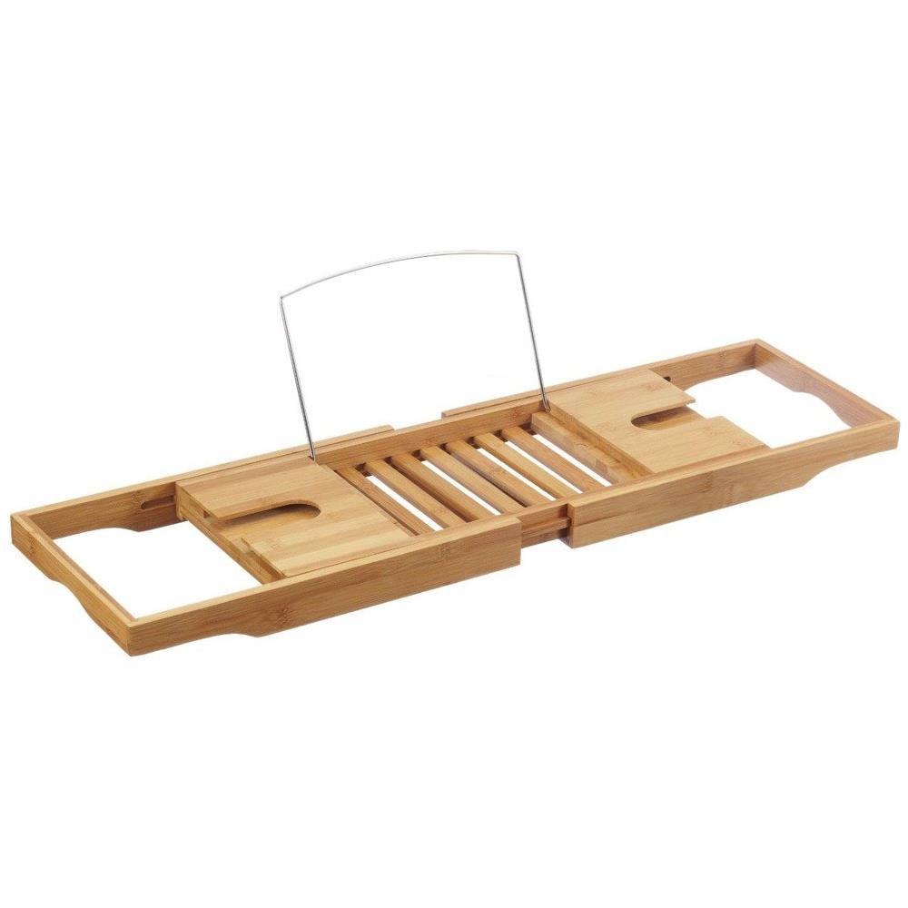 Mensola Bagno Per Vasca, 100% Bambù, - Foto 1