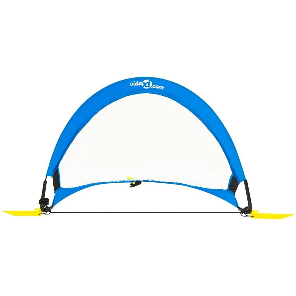 Porte da Calcio per Bambini 2 pz con Custodia 75,5x46x48 cm - Foto 2