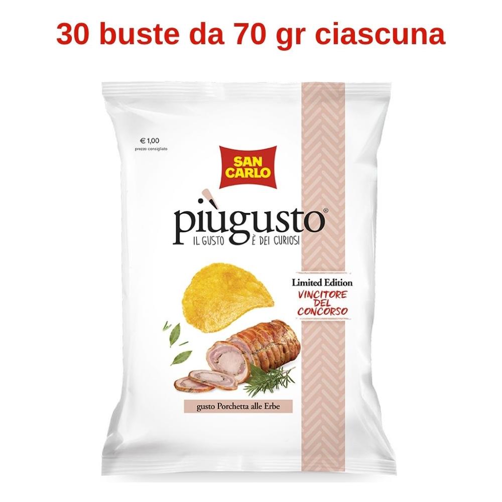 San Carlo Piu' Gusto Porchetta Alle Erbe 30 Buste Da 70 Gr - Foto 1