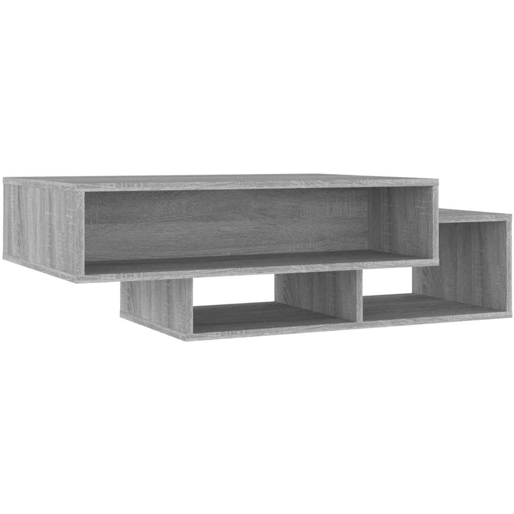 Tavolino Da Salotto Grigio Sonoma 105x55x32cm Legno Multistrato - Foto 2