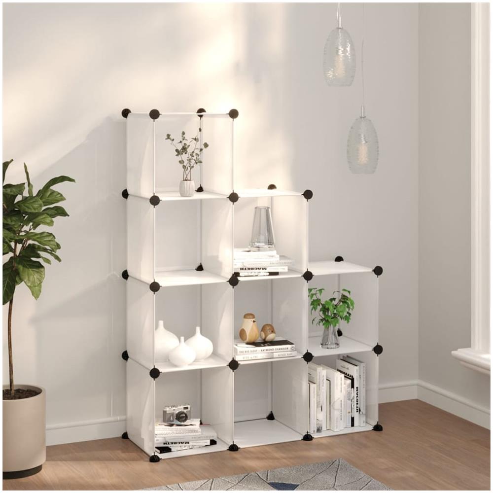 Organizzatore Portaoggetti Con 9 Cubi Trasparenti In Pp - Foto 1