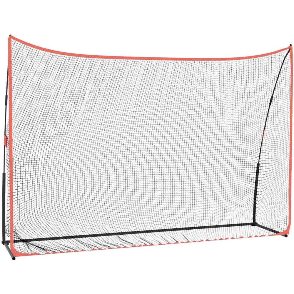 Rete Da Golf Nera E Rossa 305x91x213 Cm In Poliestere - Foto 1