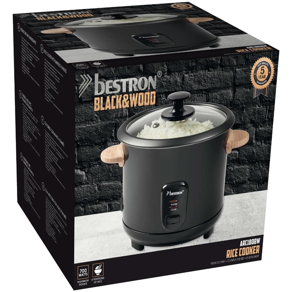 ARC180BW cuoci riso 1,8 L 700 W Nero - Foto 2