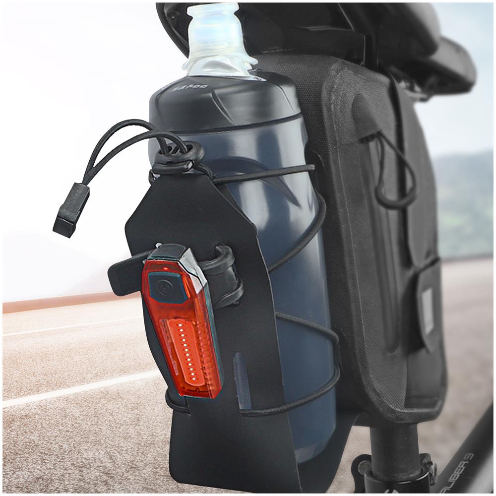 Borsa Bicicletta Capacità 1,5l Waterproof Portabottiglia Fissaggio Sellino Sahoo - Foto 5