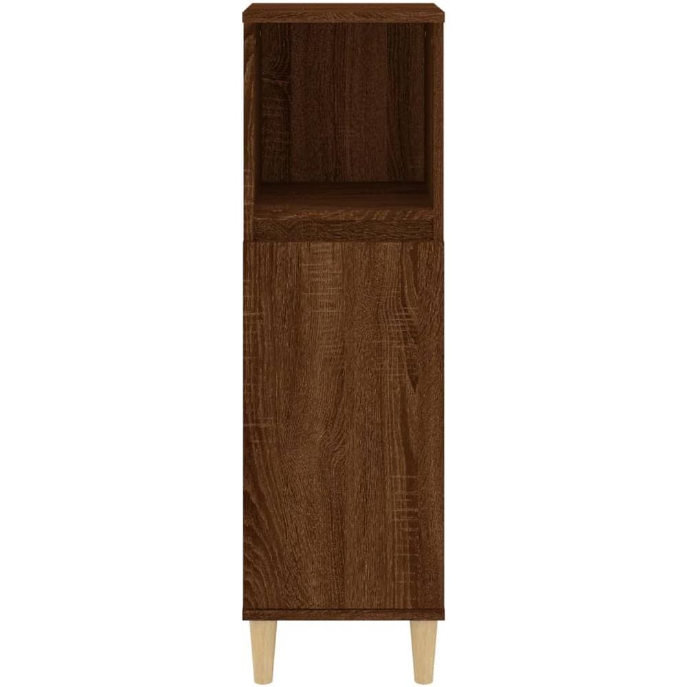 Armadietto Bagno Rovere Marrone 30x30x100 Cm Legno Multistrato - Foto 10