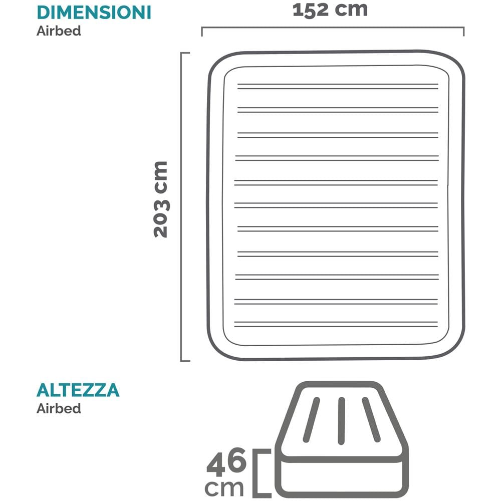 64906ND - Materasso Gonfiabile Dura-Beam PremAire Matrimoniale Autogonfiante, 152x203x46 cm - Foto 9