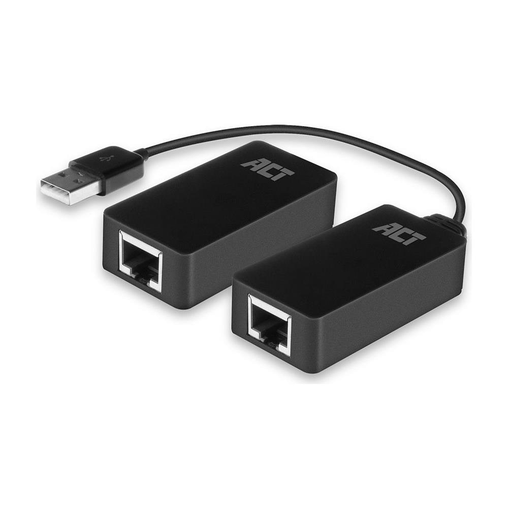 AC6063 adattatore per inversione del genere dei cavi USB A RJ-45 Nero - Foto 1