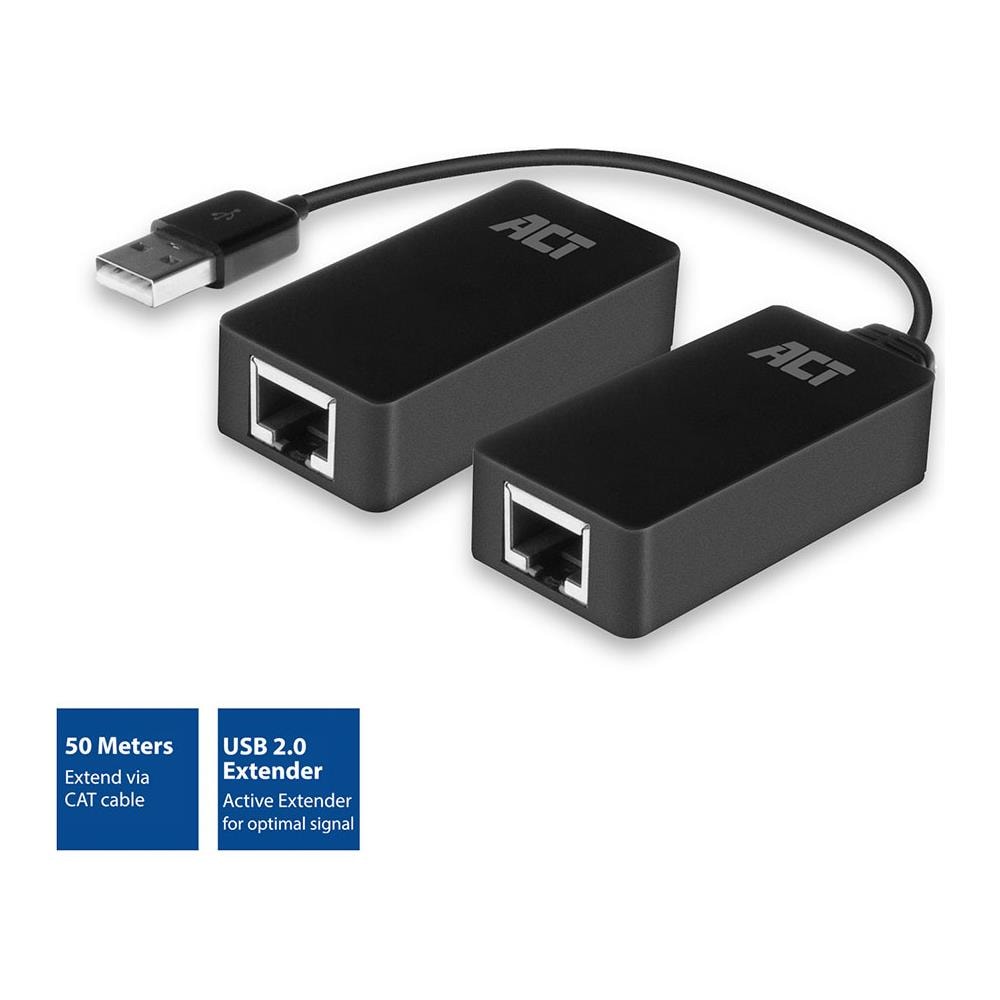 AC6063 adattatore per inversione del genere dei cavi USB A RJ-45 Nero - Foto 2