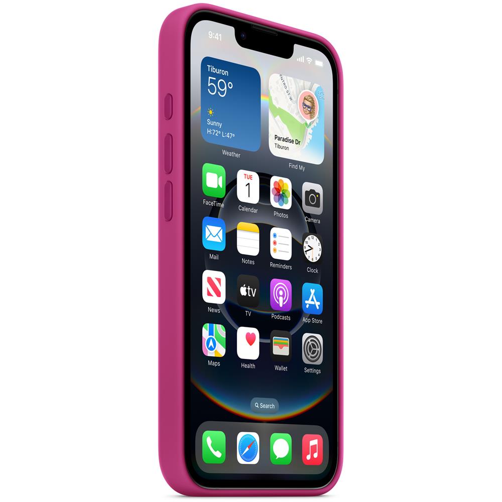 Custodia in silicone per iPhone 16e - Fucsia - Foto 3