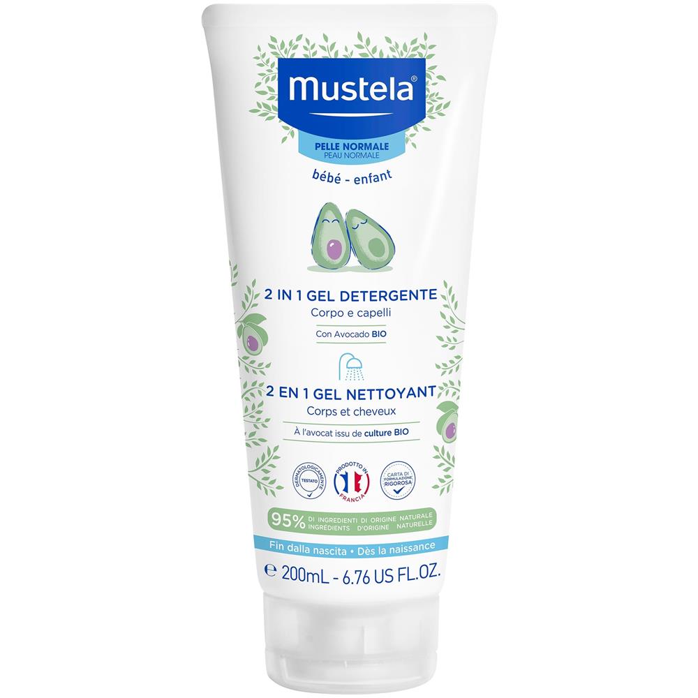 Mustela Gel 2 in 1 200 ml - Foto 1