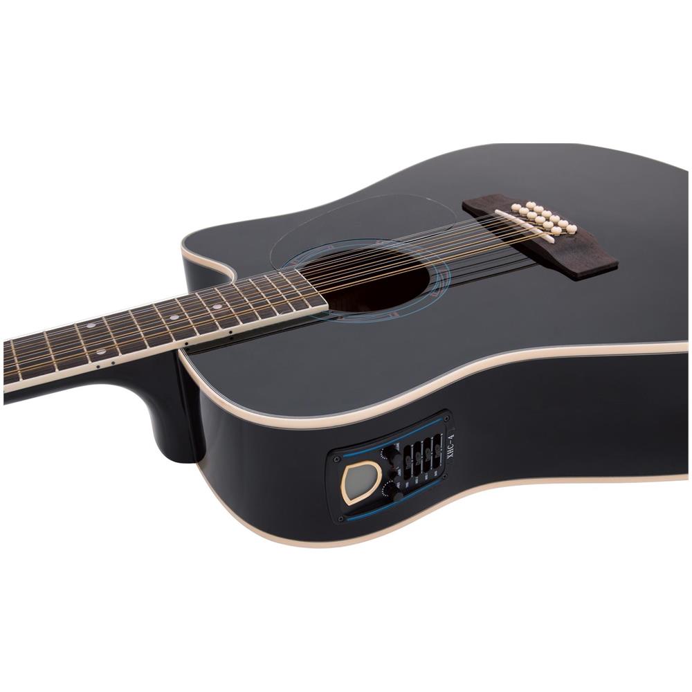 Dr-612 Occidentale, Chitarra 12 Corde, Nero - Foto 2