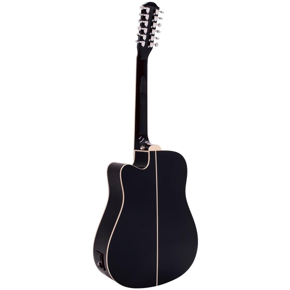 Dr-612 Occidentale, Chitarra 12 Corde, Nero - Foto 6