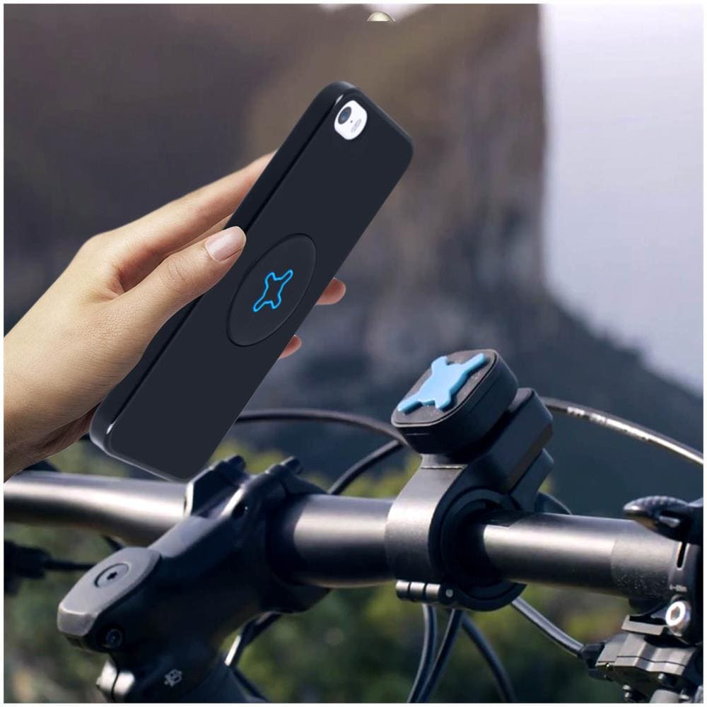 Cover Iphone 5 / 5s / Se Silicone Ultra-leggera Secure Lock U. fix Mobilis Nero - Foto 5