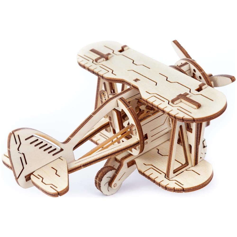 Wood Trick Kit Per Modellino In Scala In Legno Biplano - Foto 8