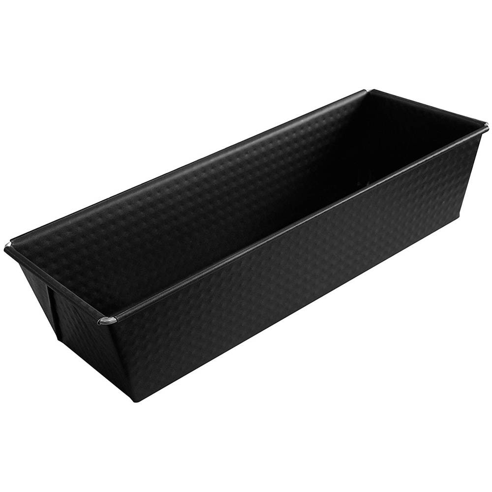 Black Metallic Stampo Per Plumcake, Acciaio, Nero, 25 Cm - Foto 1