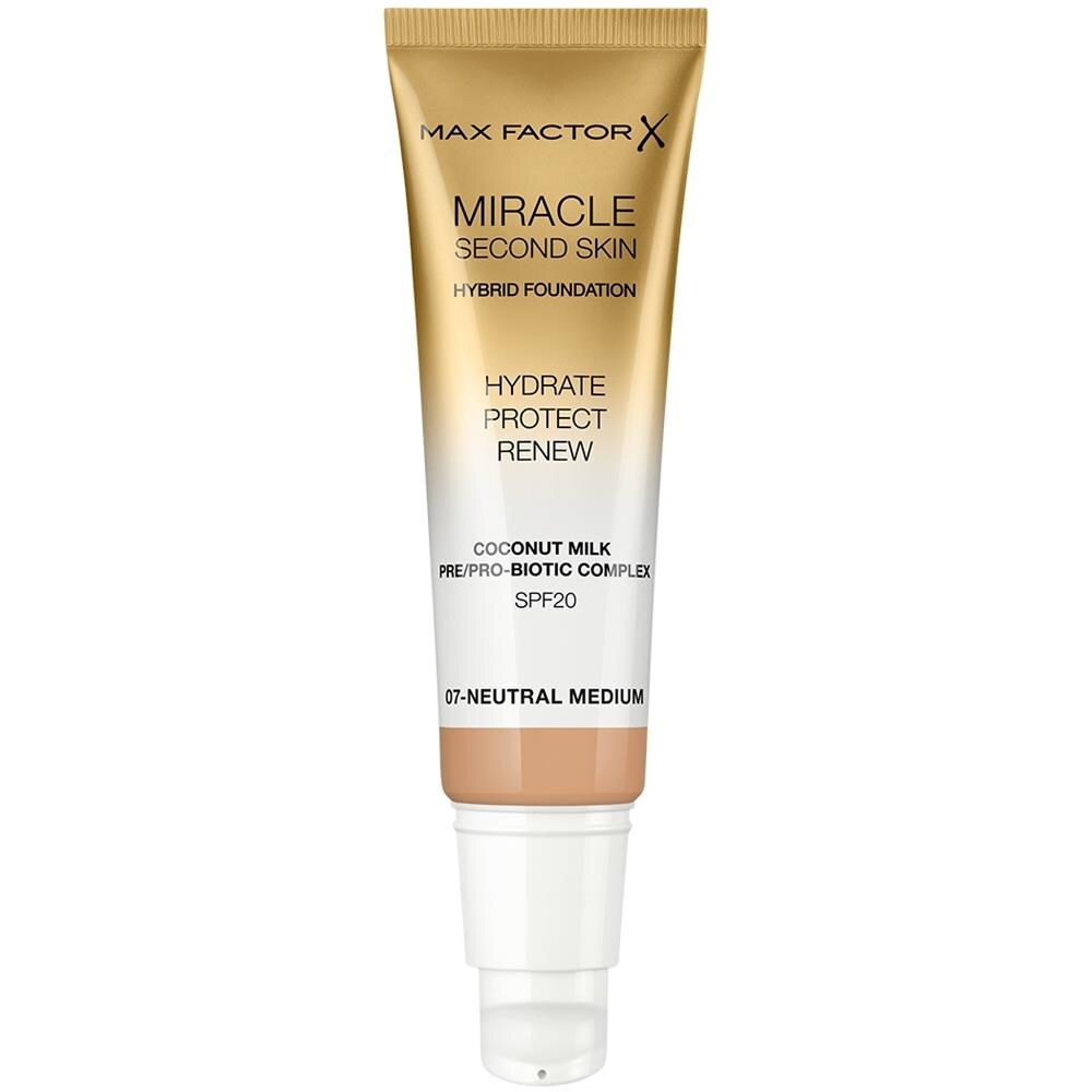 Miracle Touch Second Skin Found. spf20 #7neutral Medium 30 M - Foto 2