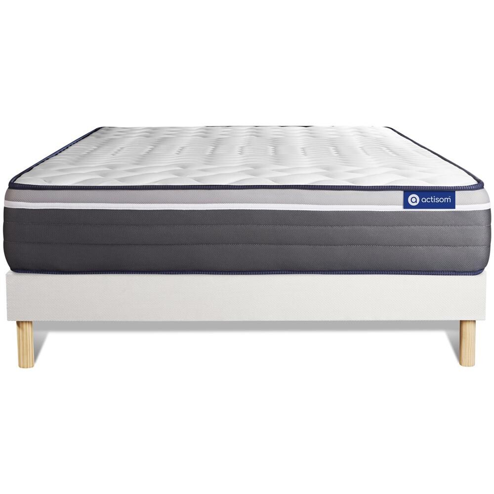Kit Rete E Materasso Matrimoniale Actilatex Plus 150x200cm - Spessore : 26cm - Lattice E Memory Foam- Molto Rigido - Foto 1