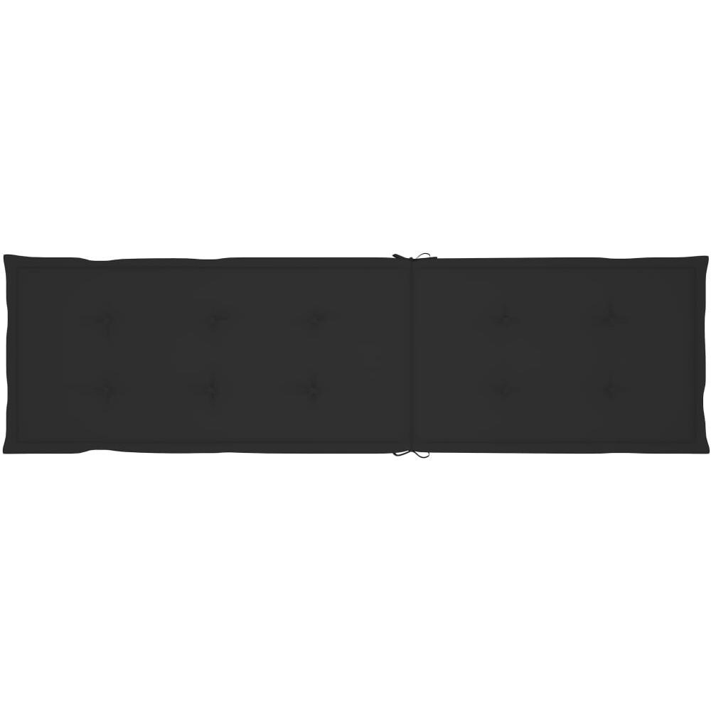 Sdraio Da Esterni Con Poggiapiedi E Cuscino Massello Di Acacia - Foto 10