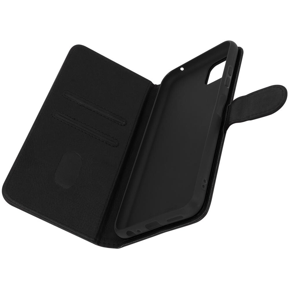 Custodia Samsung Galaxy A22 5g Con Portacarte E Funzione Supporto Nera - Foto 1