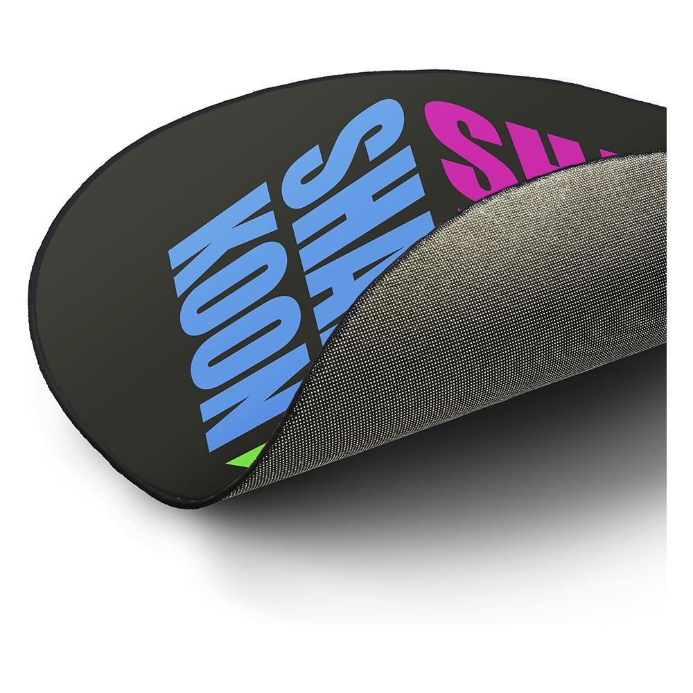 Tappetino per Mouse Gaming Skiller SFM11 Cube Diametro 120 cm Base Antiscivolo - Rosa / Verde / Blu - Foto 1