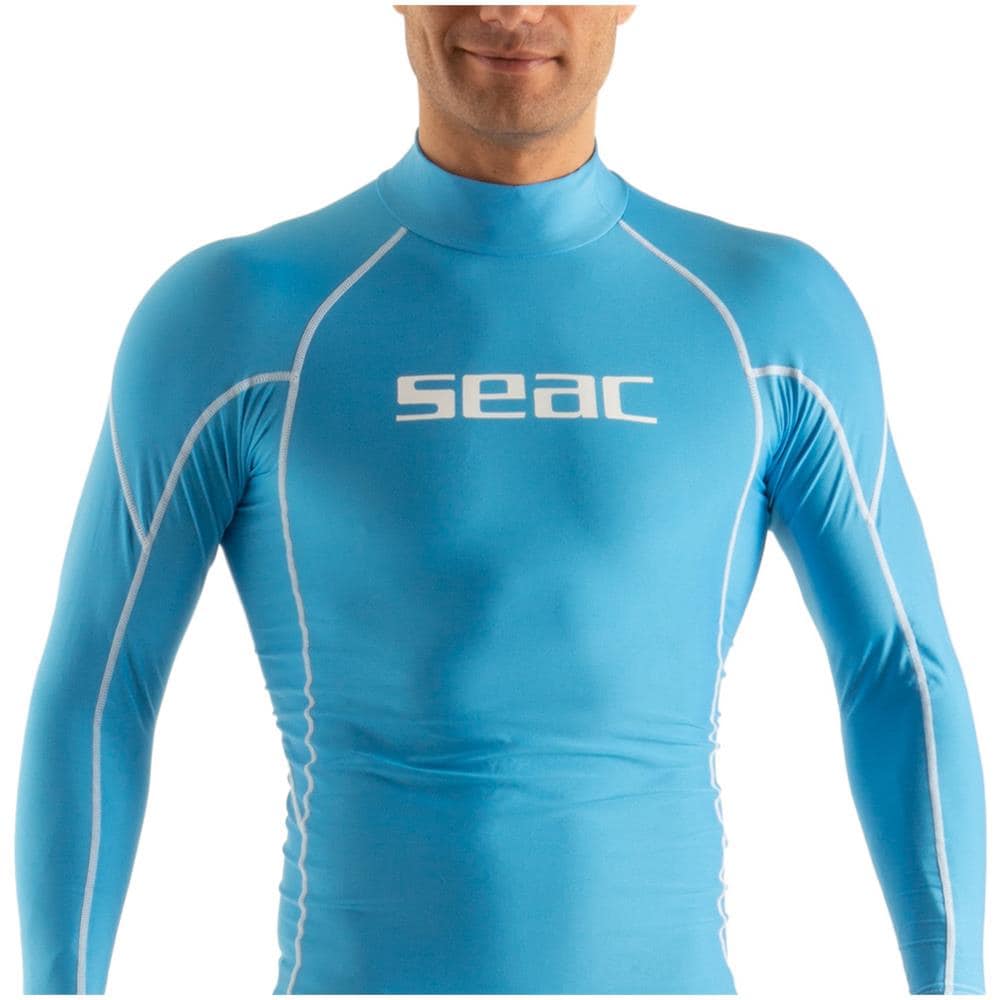 Seac Rashguard Raa Long Evo Man Azzurro S - Foto 3