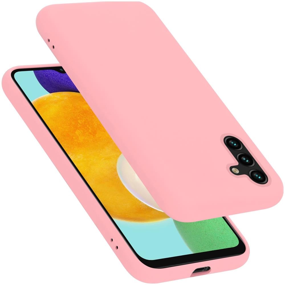 Custodia Compatibile Con Samsung Galaxy A13 5g In Liquid Rosa - Coperchio Protettivo In Silicone Tpu Flessibile - Foto 1