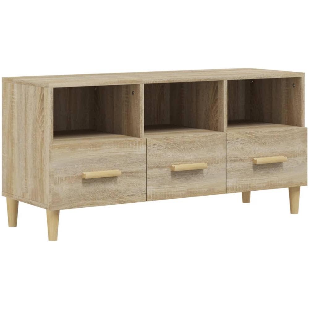 Mobile Porta Tv Rovere Sonoma 102x36x50 Cm Legno Multistrato - Foto 2
