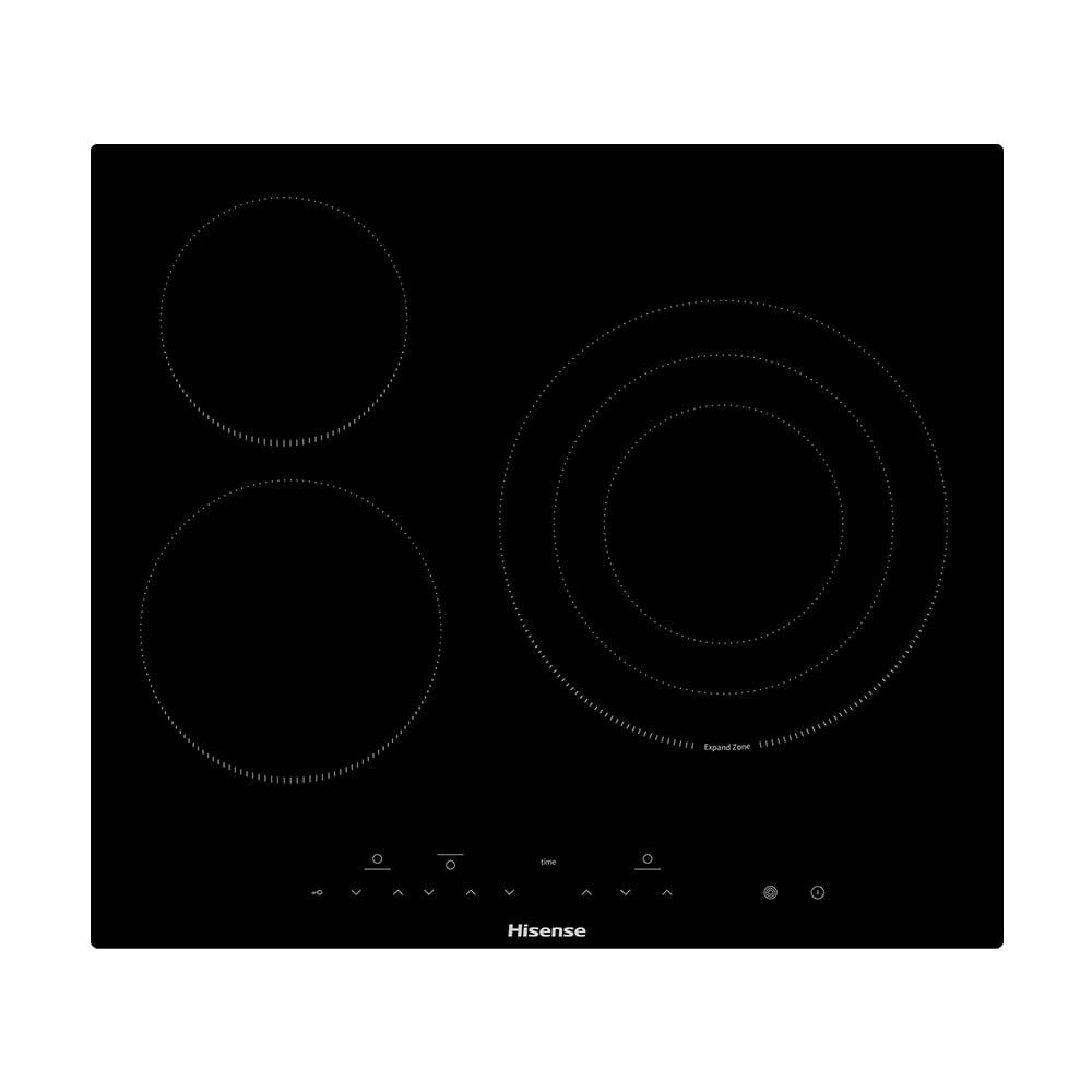 E6322C piano cottura Nero Da incasso 59 cm Ceramica 3 Fornello (i) - Foto 1