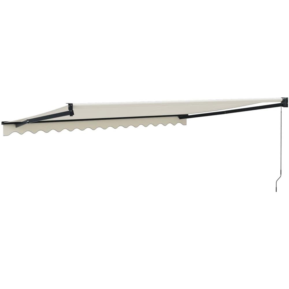 Tenda Da Sole Retrattile Crema 4x3 M In Tessuto E Alluminio - Foto 2