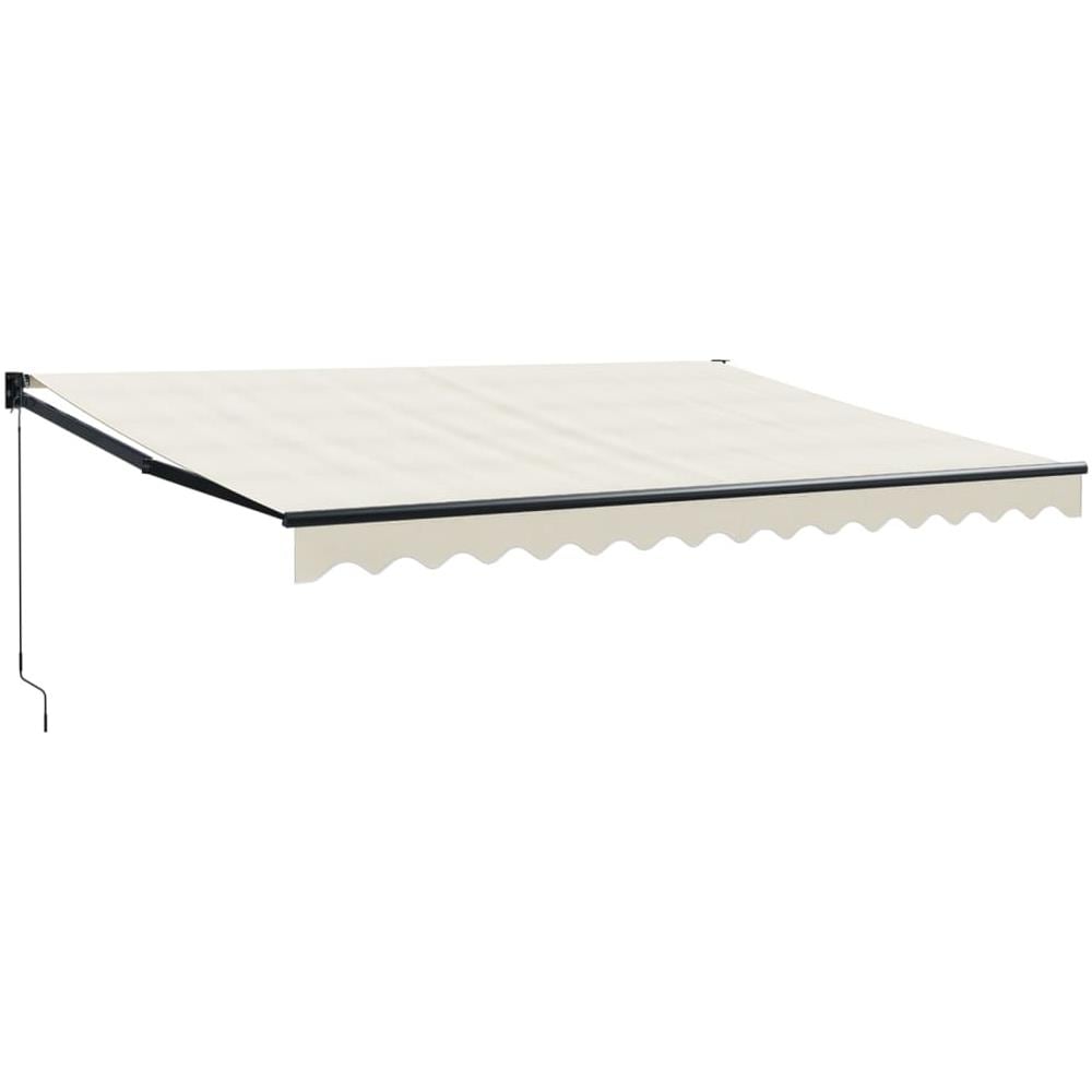 Tenda Da Sole Retrattile Crema 4x3 M In Tessuto E Alluminio - Foto 1