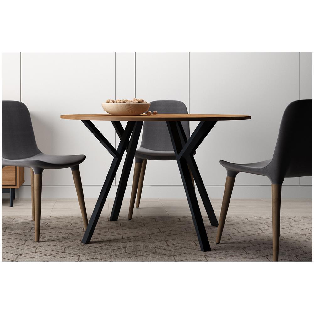 Woody Tavolo Tondo In Legno 4 Posti - Foto 2