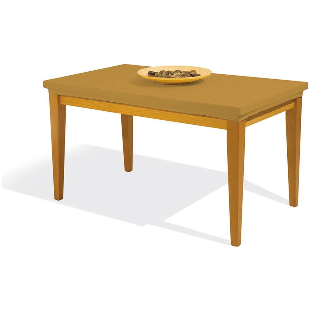 Copritavolo Antimacchia Elasticizzato  In Tinta Unita Copri Tavola Genius Rotondo Biscotto 1010 - Foto 1