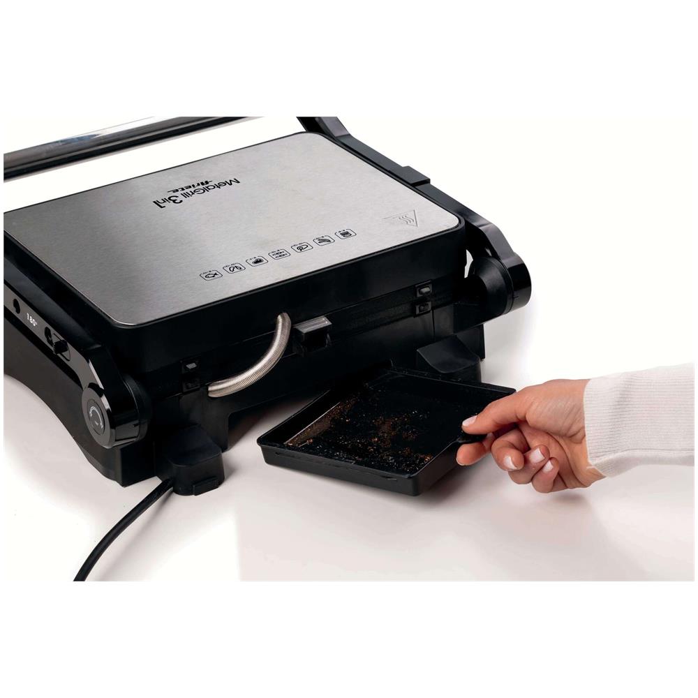 1934 MetalGrill 3in1 Griglia Elettrica per Grigliate Miste Potenza 2000 W 3 Modalità di Cottura Colore Silver /Black - Foto 6