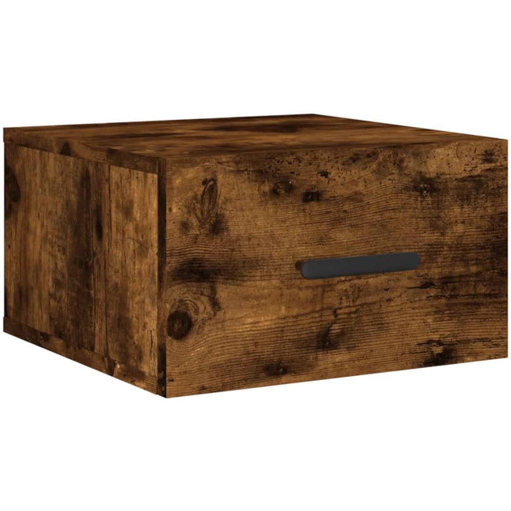 Comodino A Muro Rovere Fumo 35x35x20 Cm - Foto 2