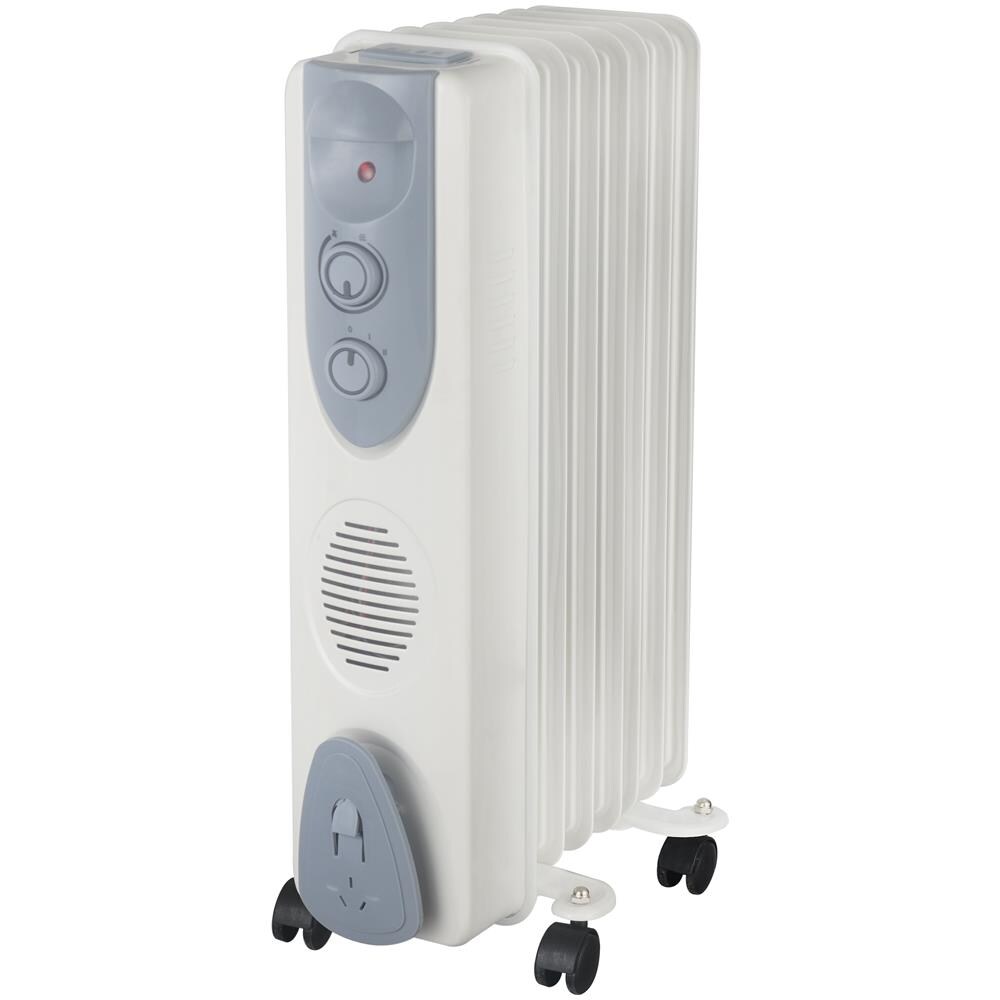 TL007 stufetta elettrica Interno Grigio 1500 W Riscaldatore ambiente elettrico a olio - Foto 1
