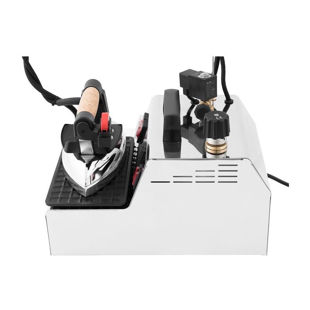 EOLO Sistema Stirante Professionale GV02 INOX V6 Ferro da Stiro con Paravapore Caldaia in Rame a Risparmio Energetico A++ Resistenza Esterna Anticalcare Corazza Acciaio Inox Garanzia - Foto 2