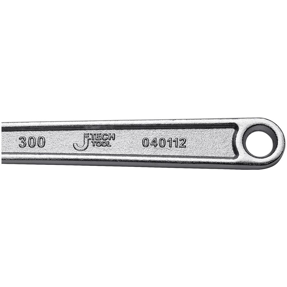 12"" Chiave inglese regolabile, SAE, Cr-V, mezzaluna con ganasce da 0 a 40 mm - Foto 2