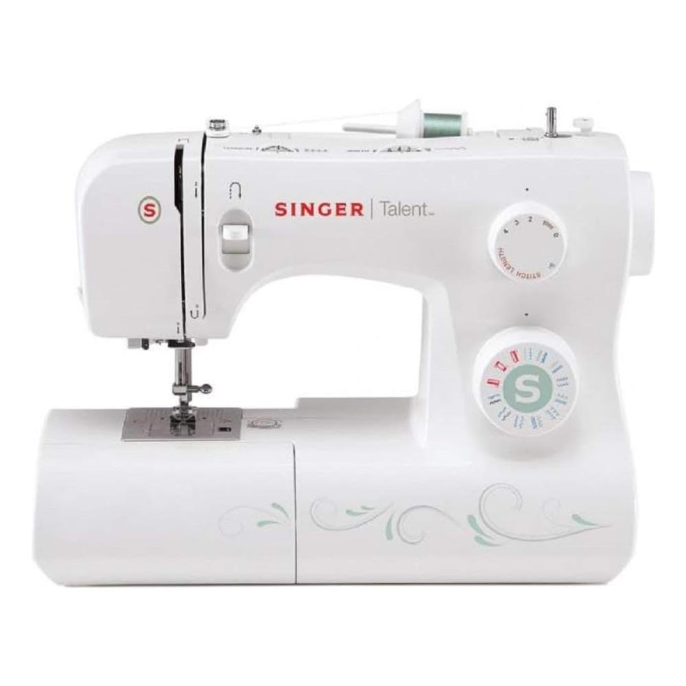 Macchina per Cucire Automatica Talent 3321 con 28 Operazioni di Cucito a Batteria Colore Bianco - Foto 1
